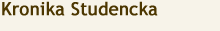 Kronika Studencka